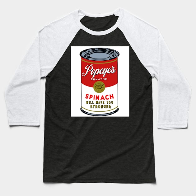 Popeyes can Baseball T-Shirt by absolemstudio